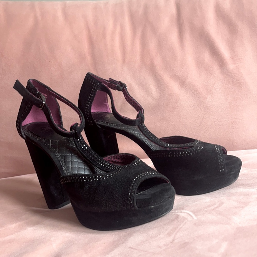 Black Suede Heels